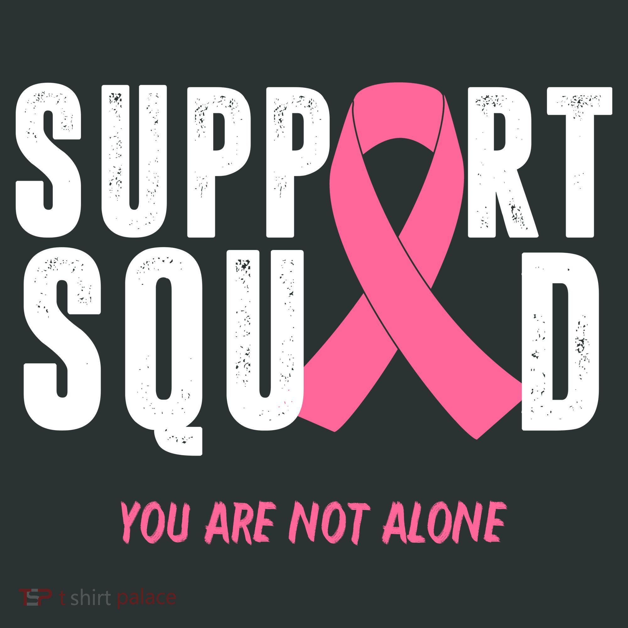 Support Squad You Are Not Alone Cancer Baby Bodysuit