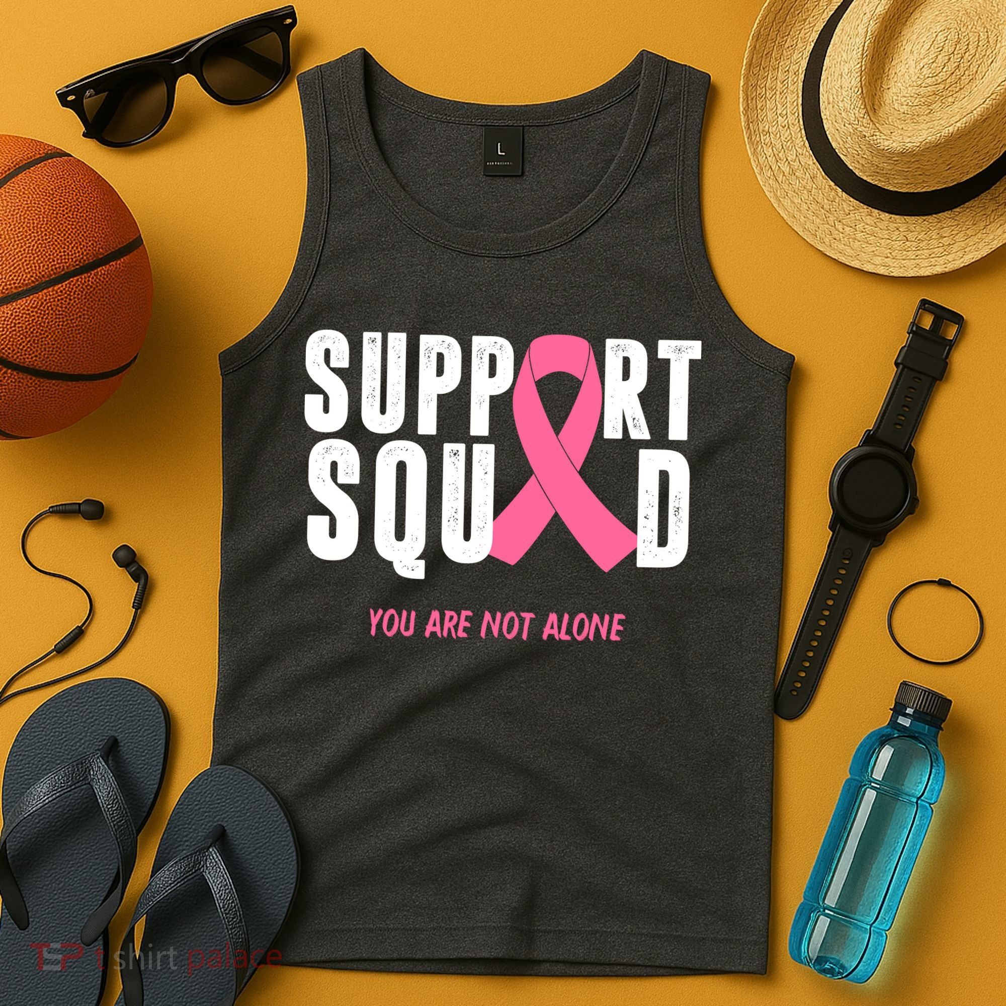 Support Squad You Are Not Alone Cancer Tank Top