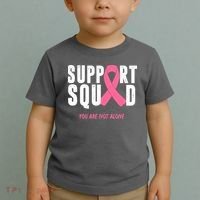 Support Squad You Are Not Alone Cancer Toddler T-Shirt thumb 2