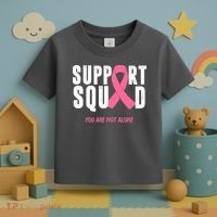 Support Squad You Are Not Alone Cancer Toddler T-Shirt thumb 3