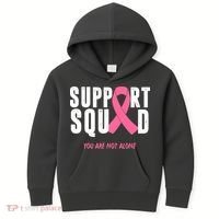 Support Squad You Are Not Alone Cancer Kids Hoodie thumb 0
