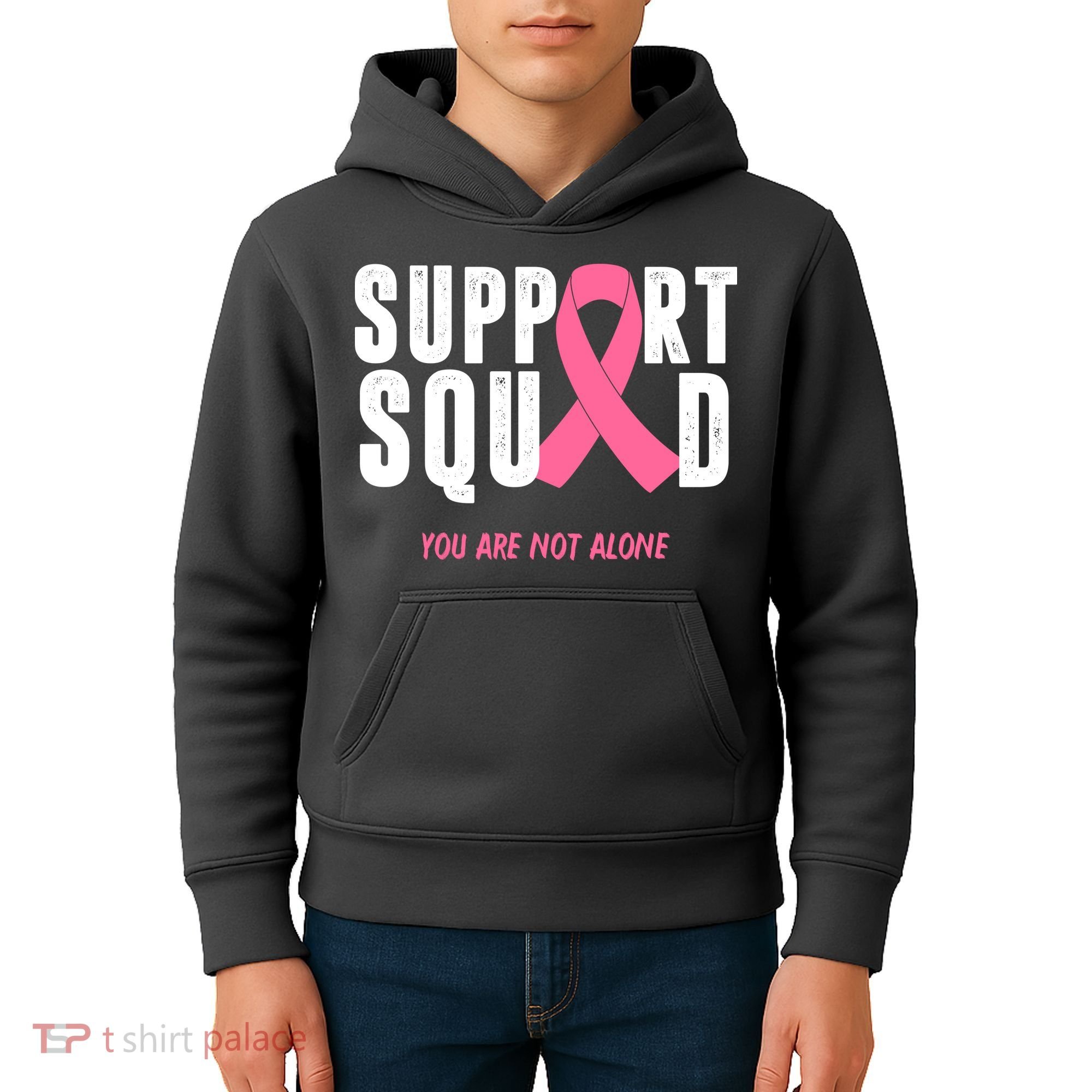 Support Squad You Are Not Alone Cancer Kids Hoodie
