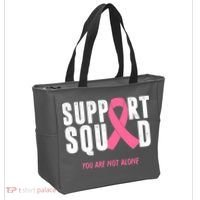 Support Squad You Are Not Alone Cancer Tote Bag thumb 2