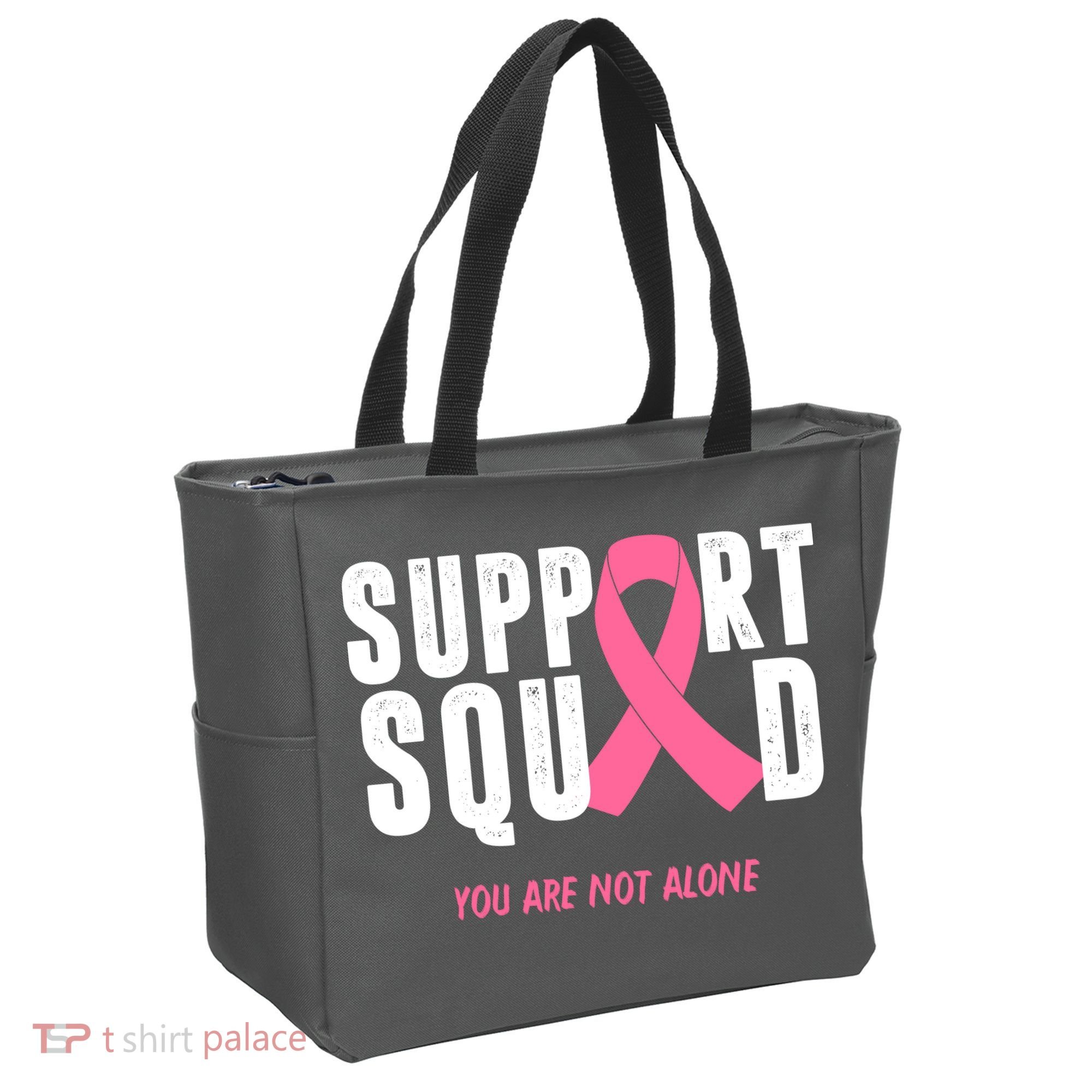 Support Squad You Are Not Alone Cancer Tote Bag