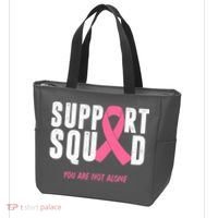 Support Squad You Are Not Alone Cancer Tote Bag thumb 3