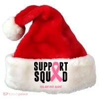 Support Squad You Are Not Alone Cancer Santa Hat thumb 0