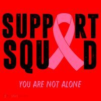 Support Squad You Are Not Alone Cancer Santa Hat thumb 1