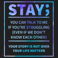 Stay Semicolon Your Life Matters Suicide Prevention Awareness Women's Sweatshirt thumb 2