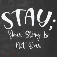 Stay Semicolon Your Story Is Not Over Suicide Prevention Awareness Women's Hoodie thumb 2
