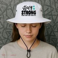 Stay Strong Your Story Isnt Over Yet Suicide Prevention Bucket Hat thumb 3