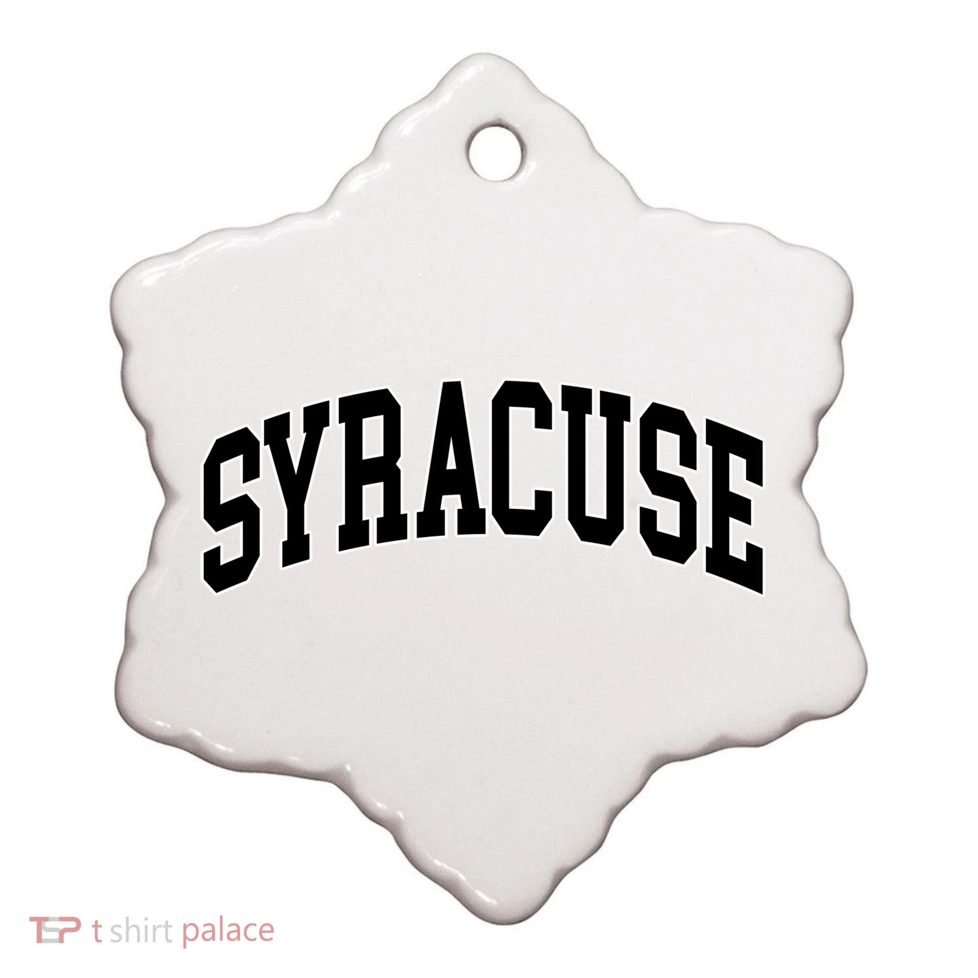 Syracuse Ceramic Ornament