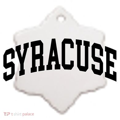 Syracuse Ceramic Ornament