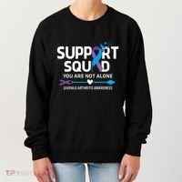 Support Squad You Are Not Alone Juvenile Arthritis Awareness Gift Women's Sweatshirt thumb 0