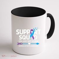 Support Squad You Are Not Alone Juvenile Arthritis Awareness Gift Coffee Mug thumb 1