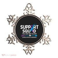 Support Squad You Are Not Alone Juvenile Arthritis Awareness Gift Ornament thumb 0