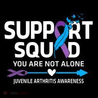 Support Squad You Are Not Alone Juvenile Arthritis Awareness Gift Ornament thumb 1