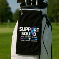 Support Squad You Are Not Alone Juvenile Arthritis Awareness Gift Golf Towel thumb 2