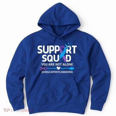 Support Squad You Are Not Alone Juvenile Arthritis Awareness Gift Hoodie
