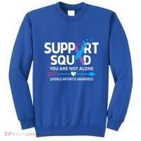 Support Squad You Are Not Alone Juvenile Arthritis Awareness Gift Sweatshirt thumb 0