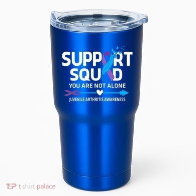 Support Squad You Are Not Alone Juvenile Arthritis Awareness Gift Tumbler