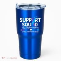 Support Squad You Are Not Alone Juvenile Arthritis Awareness Gift Tumbler thumb 0