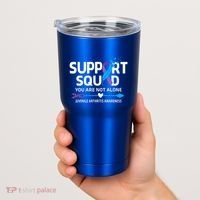 Support Squad You Are Not Alone Juvenile Arthritis Awareness Gift Tumbler thumb 2