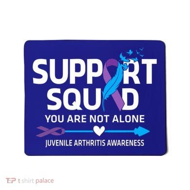 Support Squad You Are Not Alone Juvenile Arthritis Awareness Gift Mousepad