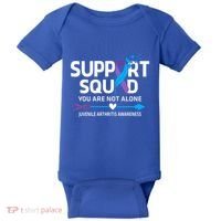 Support Squad You Are Not Alone Juvenile Arthritis Awareness Gift Baby Bodysuit thumb 0