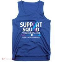 Support Squad You Are Not Alone Juvenile Arthritis Awareness Gift Tank Top thumb 0
