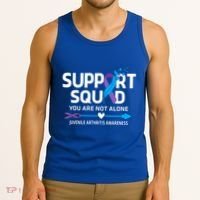 Support Squad You Are Not Alone Juvenile Arthritis Awareness Gift Tank Top thumb 3