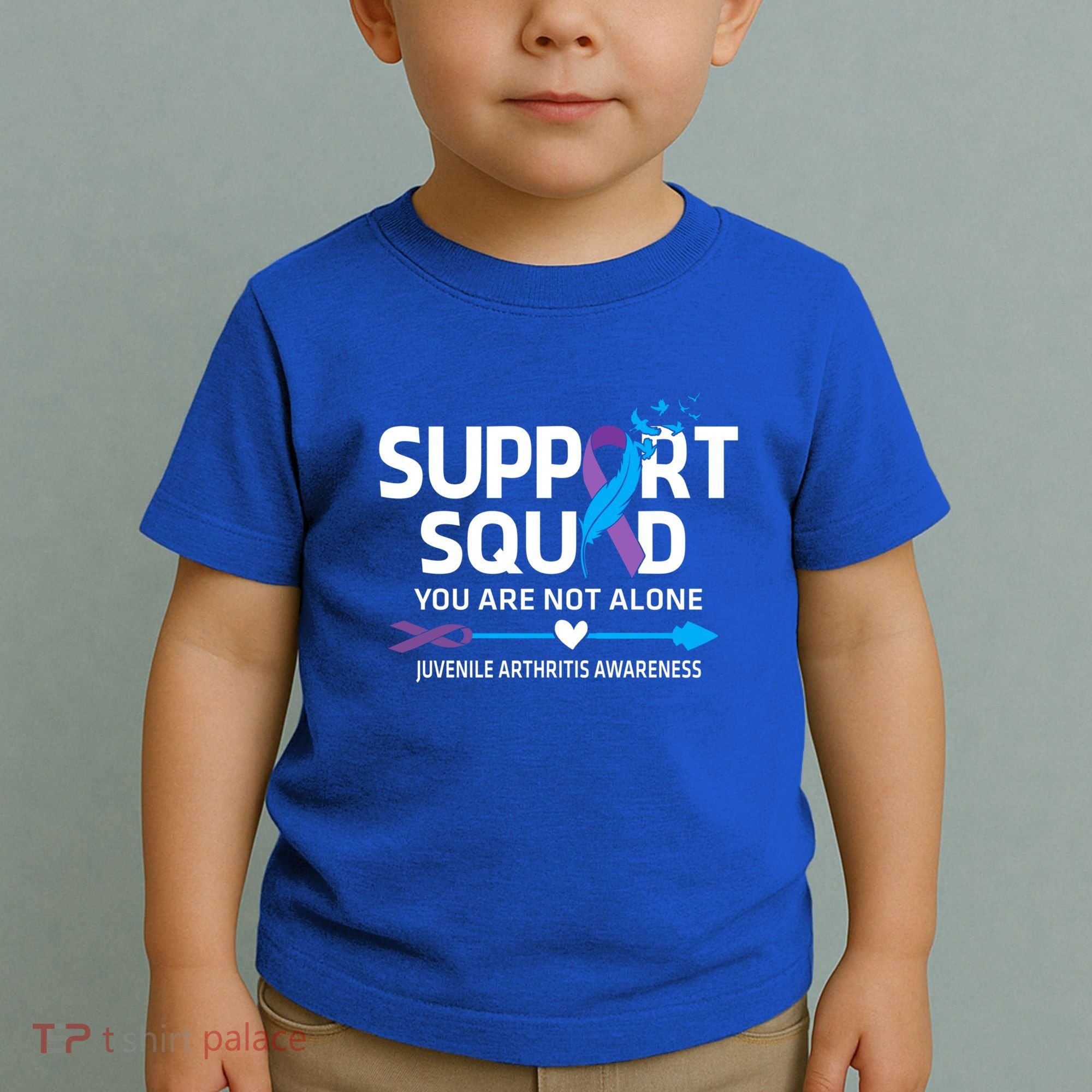 Support Squad You Are Not Alone Juvenile Arthritis Awareness Gift Toddler T-Shirt