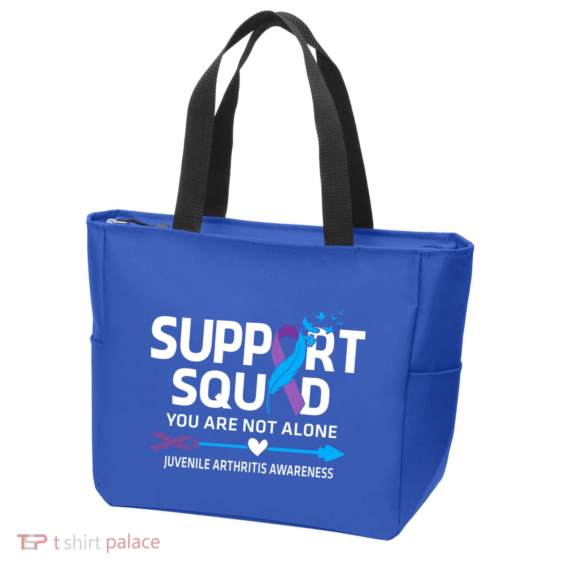 Support Squad You Are Not Alone Juvenile Arthritis Awareness Gift Tote Bag