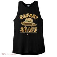 Safari Staff Zoo Keeper Themed Birthday Party Ladies PosiCharge Tri-Blend Wicking Tank thumb 0
