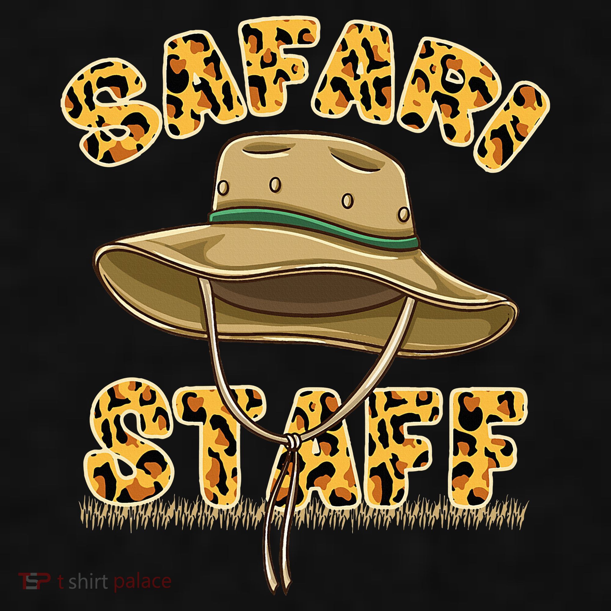 Safari Staff Zoo Keeper Themed Birthday Party Ladies PosiCharge Tri-Blend Wicking Tank