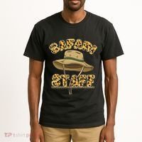 Safari Staff Zoo Keeper Themed Birthday Party Tall T-Shirt thumb 2