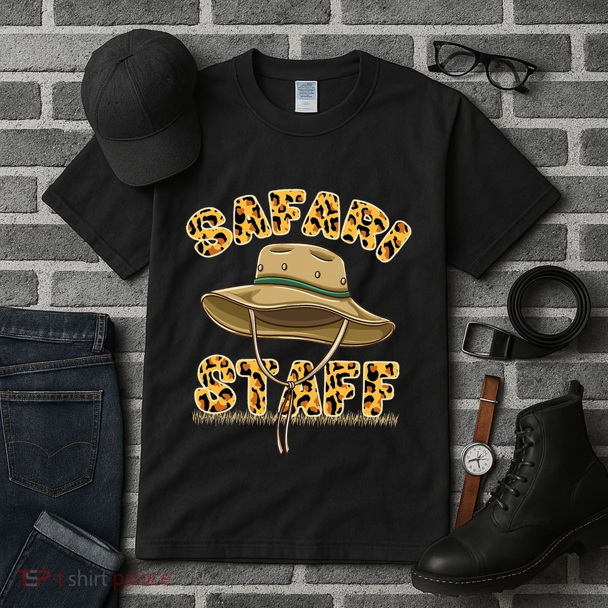 Safari Staff Zoo Keeper Themed Birthday Party Tall T-Shirt