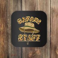 Safari Staff Zoo Keeper Themed Birthday Party Coaster thumb 0