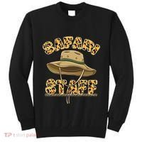 Safari Staff Zoo Keeper Themed Birthday Party Tall Sweatshirt thumb 0