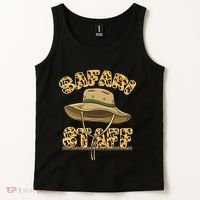 Safari Staff Zoo Keeper Themed Birthday Party Tank Top thumb 2