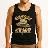 Safari Staff Zoo Keeper Themed Birthday Party Tank Top thumb 3