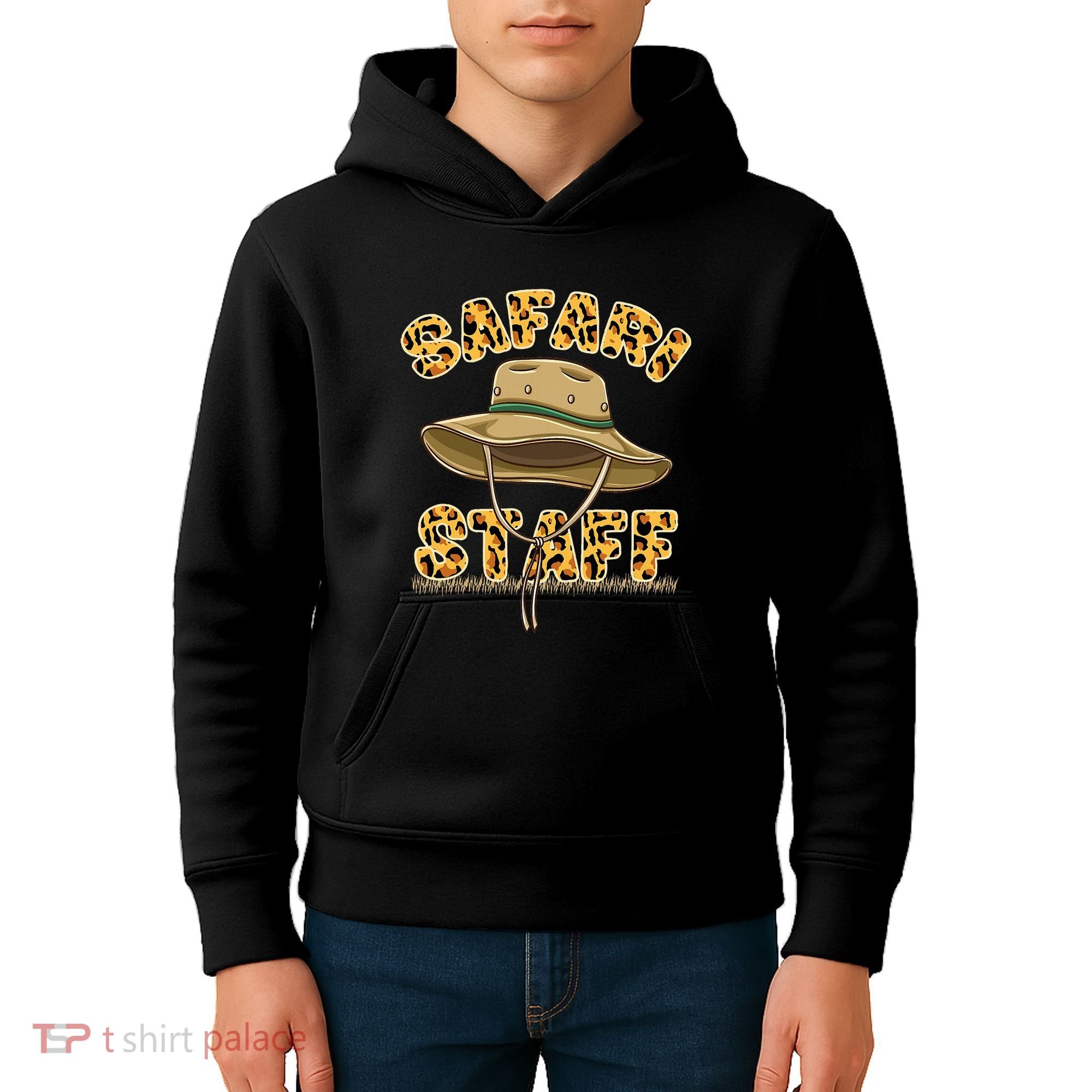 Safari Staff Zoo Keeper Themed Birthday Party Kids Hoodie