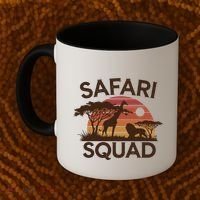 Safari Squad Zoo Family Matching Gift Coffee Mug thumb 2