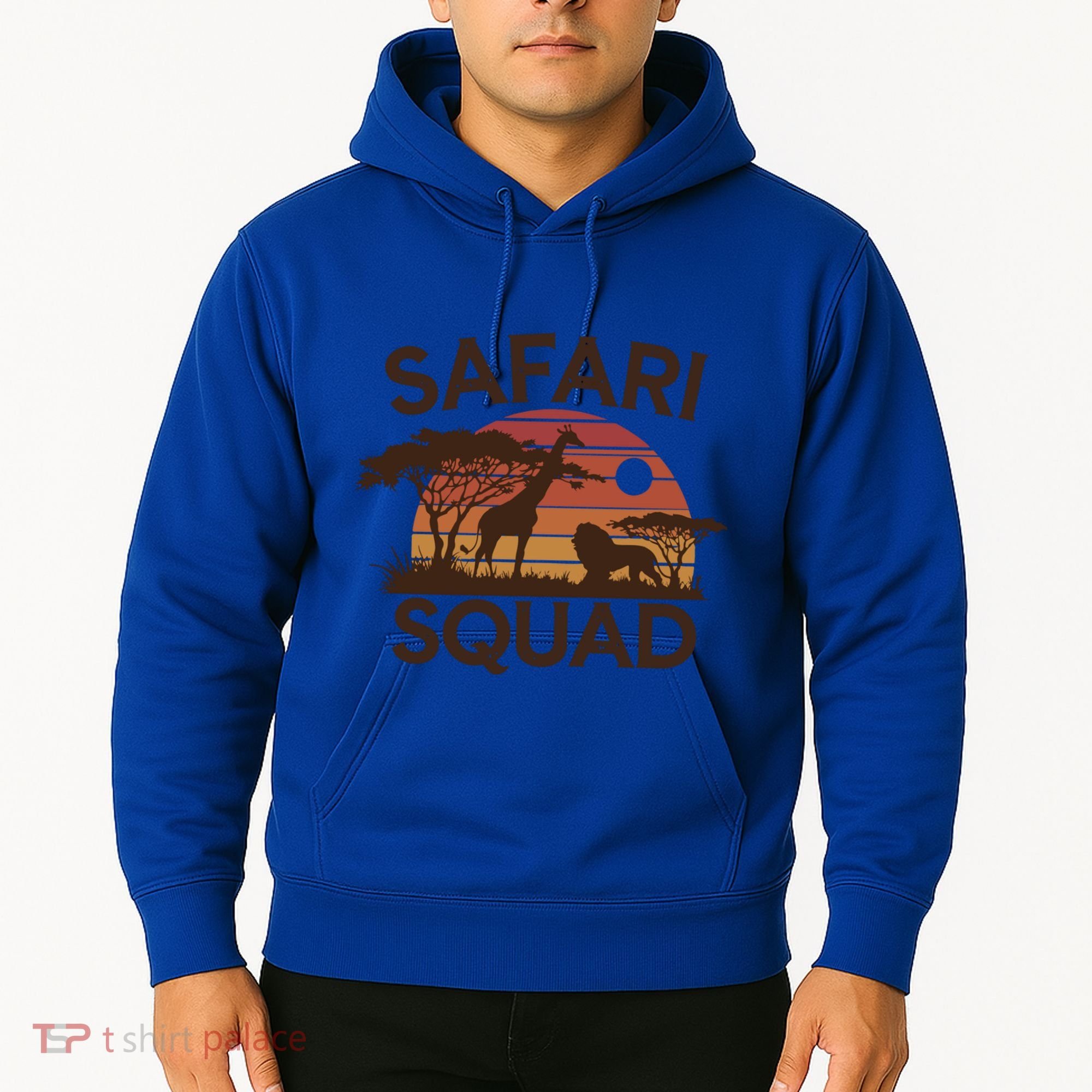 Safari Squad Zoo Family Matching Gift Hoodie