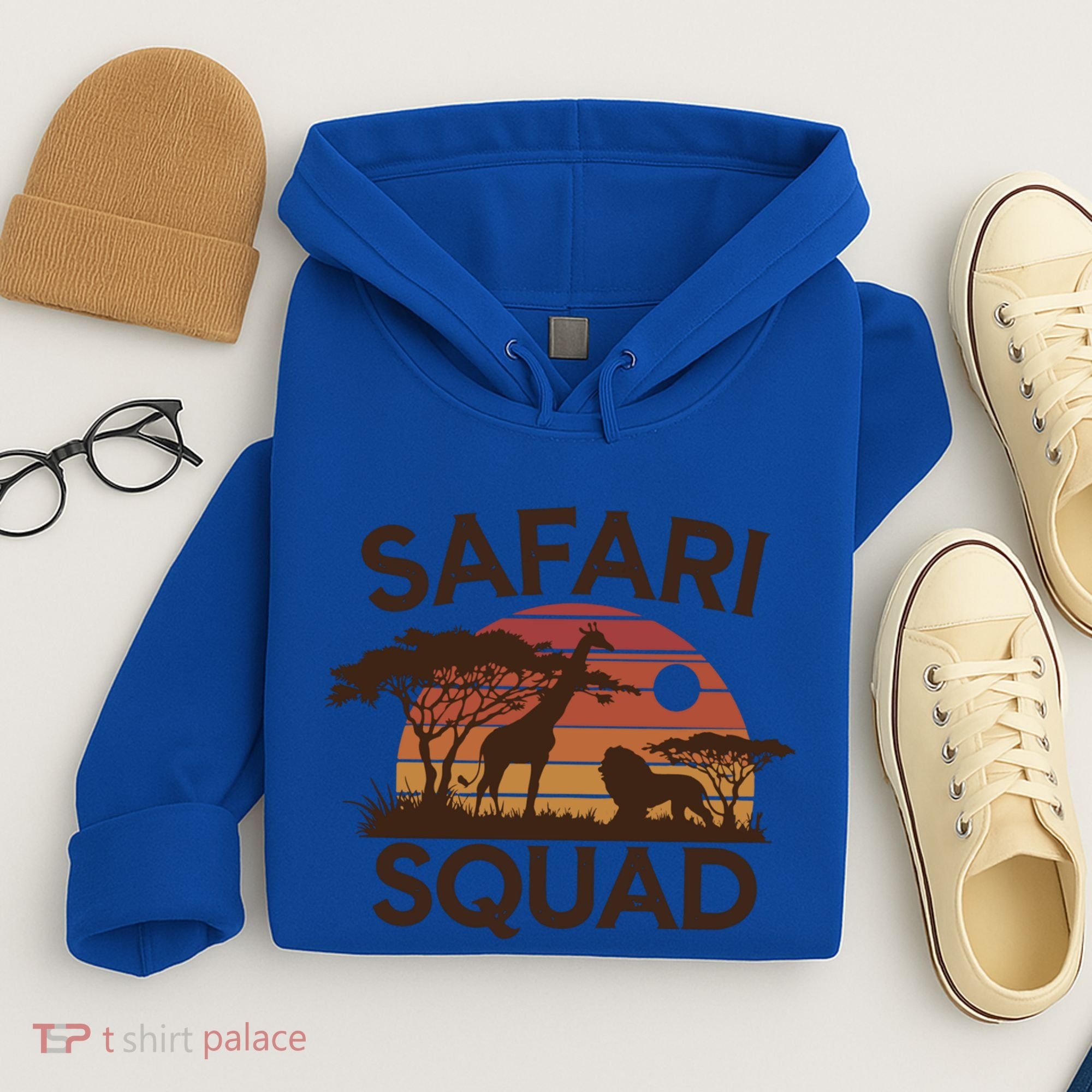 Safari Squad Zoo Family Matching Gift Hoodie