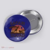 Safari Squad Zoo Family Matching Gift Button thumb 0
