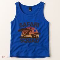 Safari Squad Zoo Family Matching Gift Tank Top thumb 2