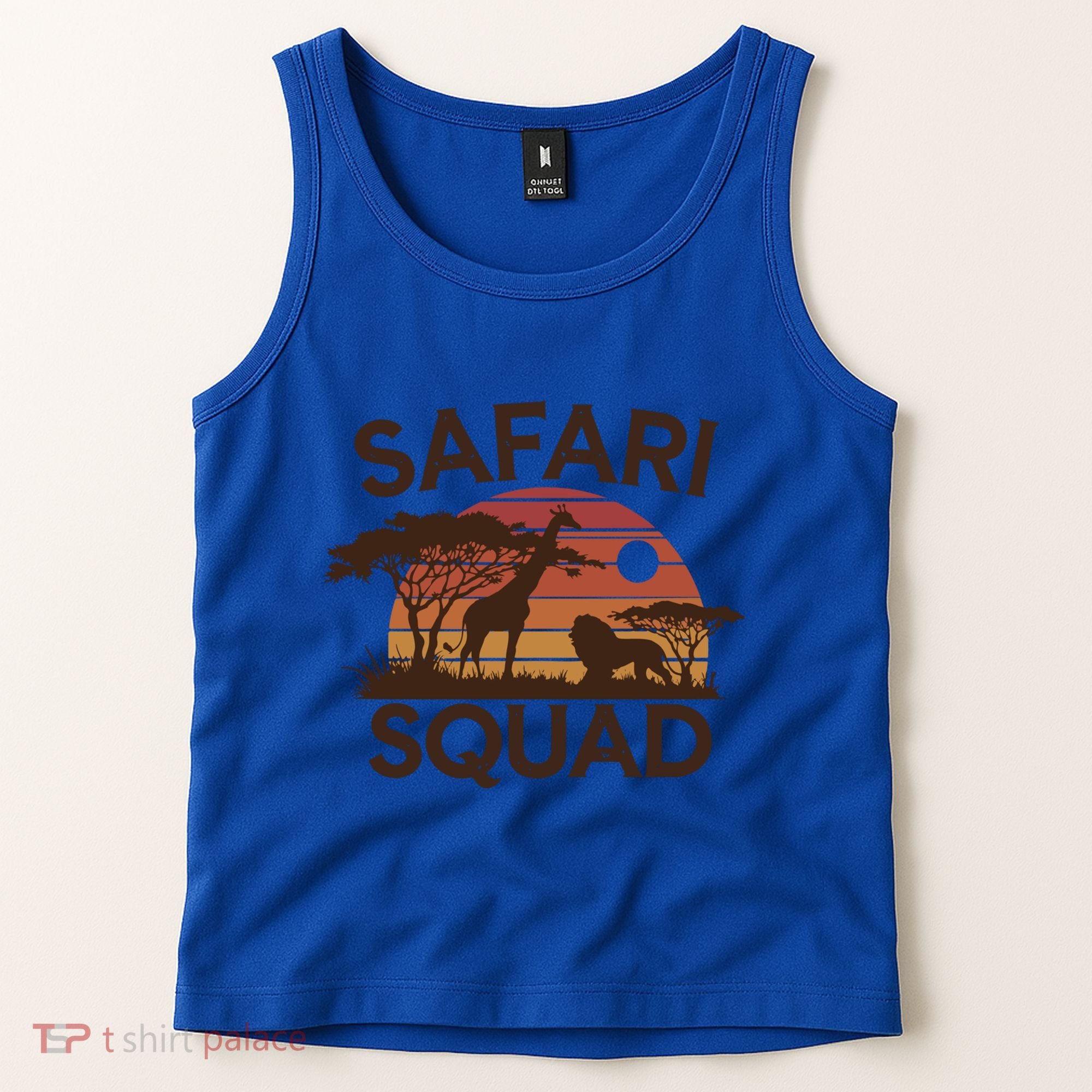 Safari Squad Zoo Family Matching Gift Tank Top