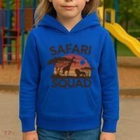Safari Squad Zoo Family Matching Gift Kids Hoodie thumb 3