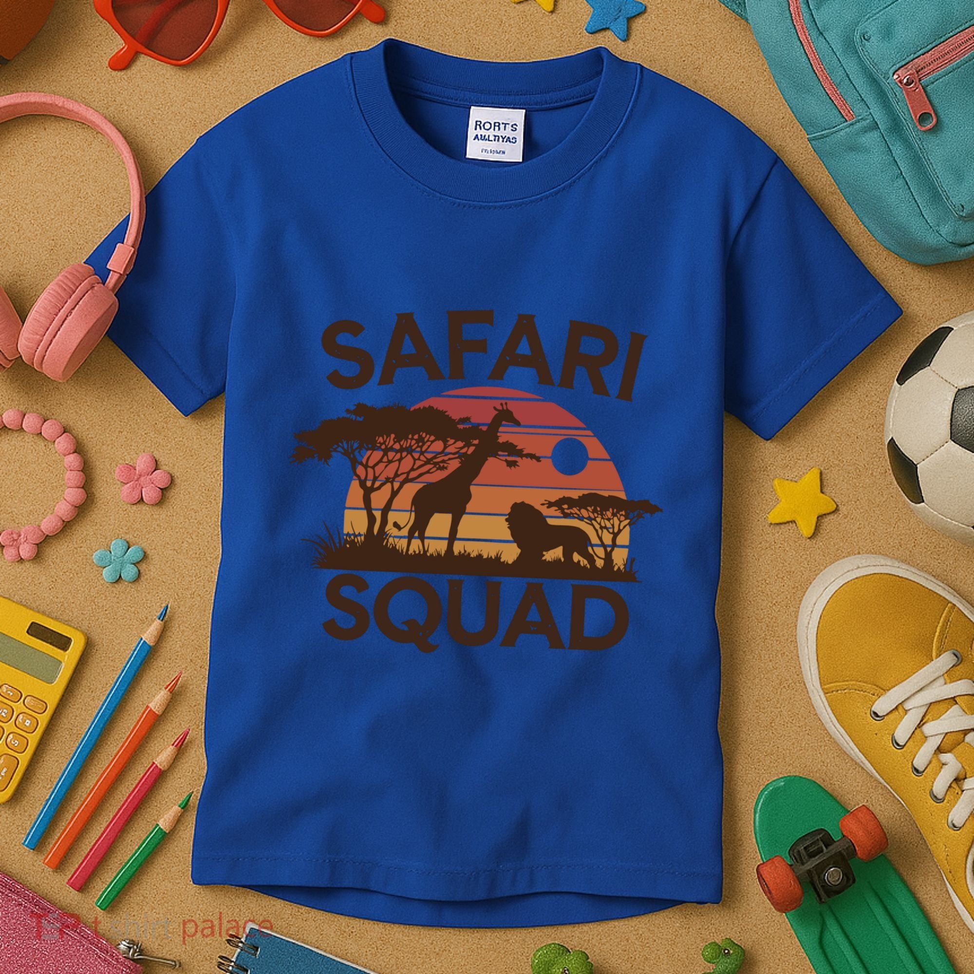 Safari Squad Zoo Family Matching Gift Kids T-Shirt