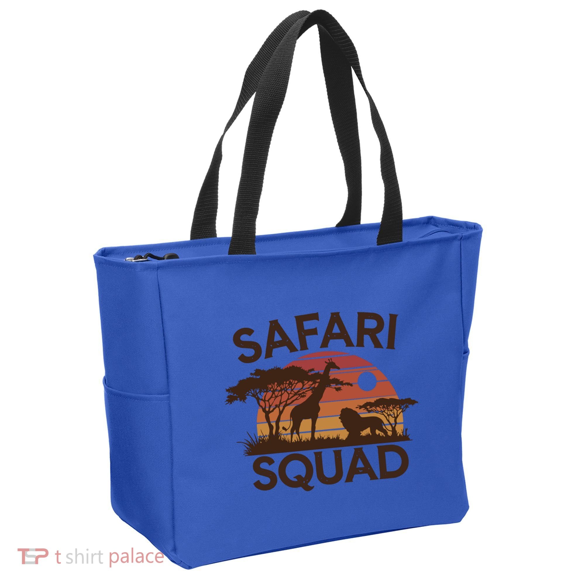 Safari Squad Zoo Family Matching Gift Tote Bag